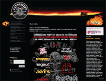 Tablet Screenshot of cannoneers.cz